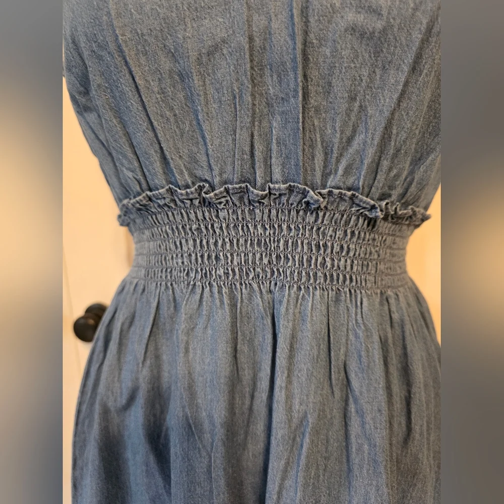 Chambray Maxi Dress-NWT - Picture 2 of 6